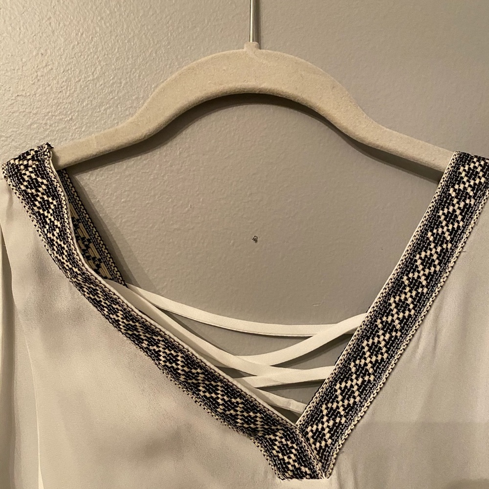 White see through blouse - Picture 2 of 4